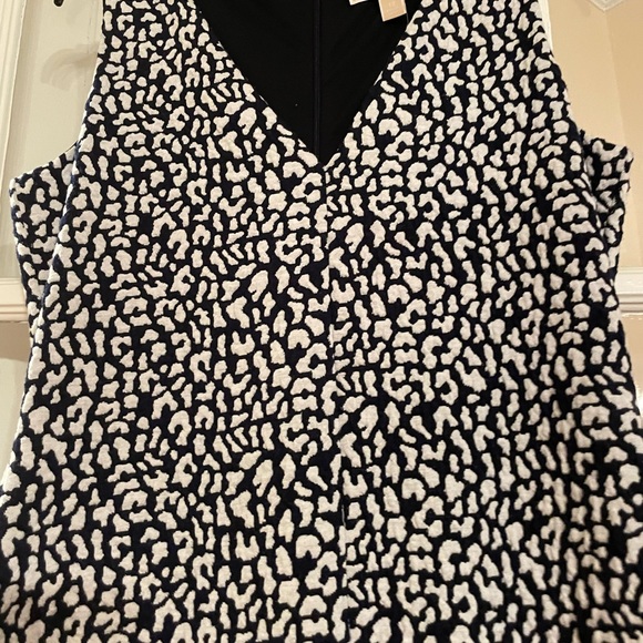 Michael Kors jersey dress size 12 dark blue/light gray - Picture 3 of 5